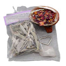 Love & Relax smudge kit w/ Shell & Stand
