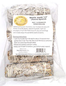 White Sage smudge 12pk 3 1/2"