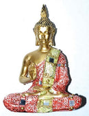 8" Buddha red clothing