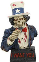 7 1/2" Skull Uncle Sam