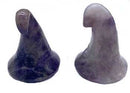 (set of 2) 1 3/4" Witch's Hat Amethyst