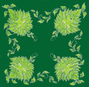 Green Man Caftan 3'sq