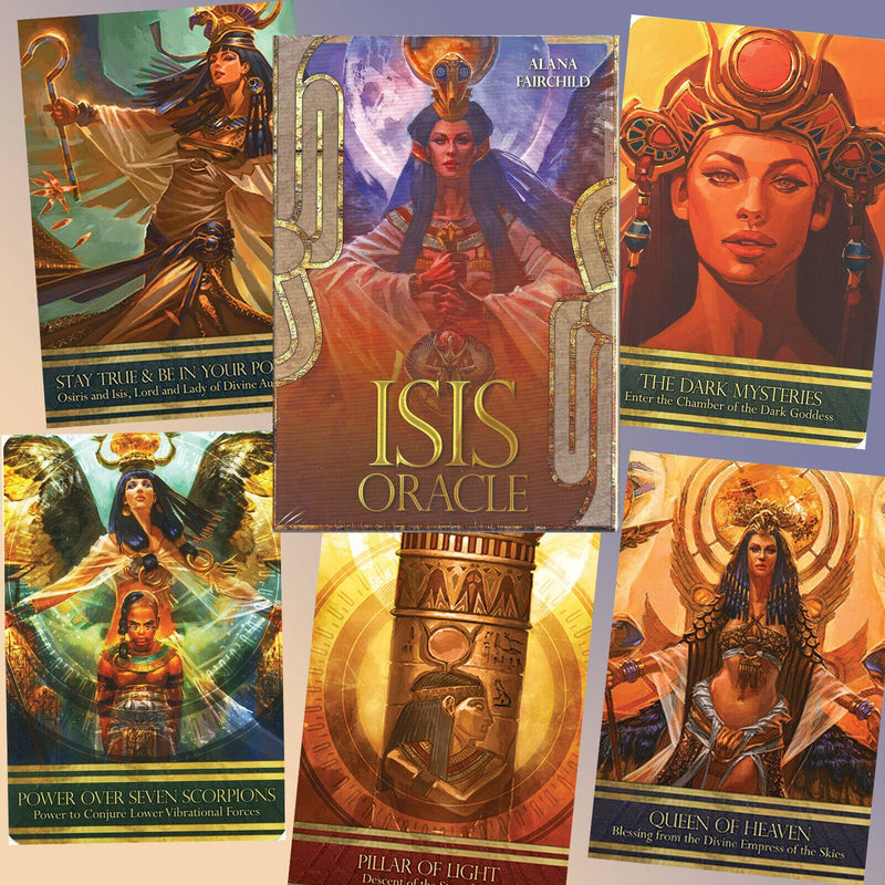 Isis Oracle | Cartomancy | Divination Tool | Tarot Deck | Cards | Major Arcana | Guide book | Pagan | Witchy | Magic