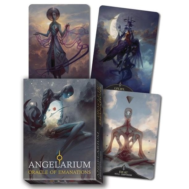 Angelarium Oracle | Cartomancy | Divination Tool | Tarot Deck | Cards | Major Arcana | Guide Book | Pagan | Witchy | Magic