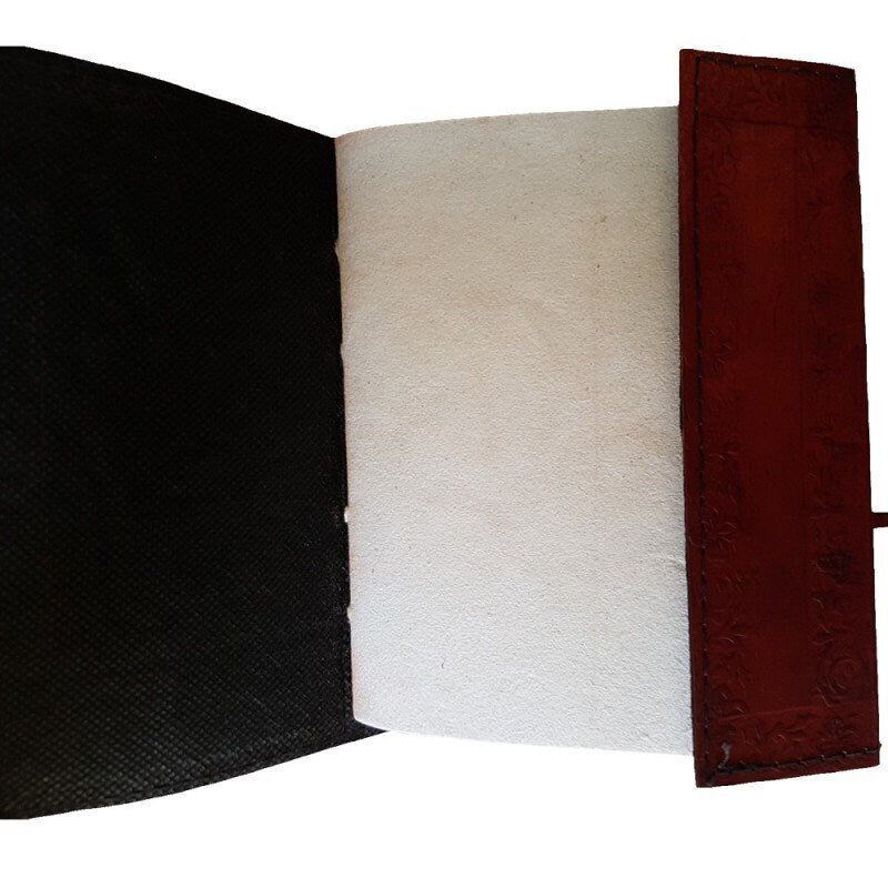 10" X 13" XL Sacred Oak Altar Journal w/ latch | Sacred Writing | Occult | Drawing | Witchy Thing | Pagan | Ritual supplies | Blank| Leather