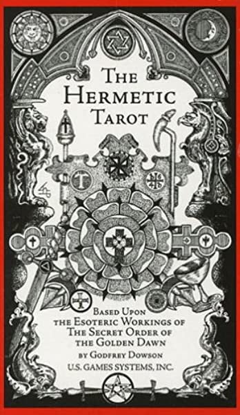 Hermetic Tarot Deck | Cartomancy | Divination Tool | Oracle Cards | Major Arcana | Guide book | Pagan | Witchy | Magic