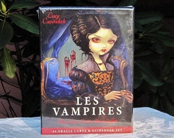 Les Vampires Oracle deck | Cards | Cartomancy | Divination Tool | Tarot Deck | Major Arcana | Guide book | Pagan | Witchy | Magic