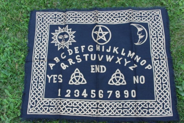 24" x 30" Ouija Board Altar cloth | Metaphysical Tapestry | Ritual Cloth | Witchy shrine cloth | Occult | Pagan table cloth