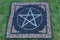 36" x 36" Gold Bordered Pentagram Altar cloth | Metaphysical Tapestry | Ritual Cloth | Witchy shrine cloth | Occult | Pagan table cloth