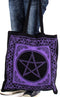 18" x 18" Celtic Pentacle Bag | Halloween Bag | Esoteric Style Design | Quality Fashion | Durable Cloth | Clothing Item | Rope Handle