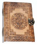 5" X 7" Celtic Cross Altar Journal w/ latch | Sacred Writing | Occult | Drawing | Witchy | Pagan | Ritual supplies | Blank leather