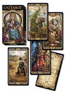 Cat Tarot Deck | Cartomancy | Divination Tool | Oracle Cards | Major Arcana | Guide book | Pagan | Witch Magic | Fortune | Fate | Prophecy