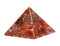 25-30mm Orgone Carnelian pyramid Crystal | ethically sourced | Generator | healing Altar Piece | Natural Gemstone | Energy | Pagan | Occult