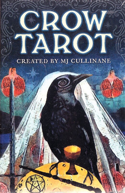 Crow Tarot deck | Cartomancy | Divination Tool | Oracle Cards | Major Arcana | Guide book | Pagan | Witch Magic | Fortune | Spiritual