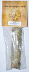 4" Blue Sage smudge stick | ceremonial tools | offering | blessing | Made in the USA | purification set | natural