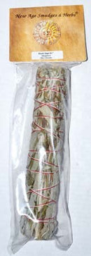 8" Black Sage smudge stick | ceremonial tools | offering | blessing | Made in the USA | purification set natural