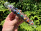 6" Amethyst healing wand | Royal | Scepter | Altar Tool | Silver | Crystal | Caduceus | Divination | Magic | Pagan | Witch | Fairy | Chakra
