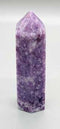 3+" Lepidolite obelisk Crystal | generator | obelisk | wand | point | healing | Altar Piece | Natural Gemstone | Energy | Pagan | Wicca