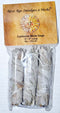 3pk White Sage smudge stick | ceremonial tools | offering | blessing | Made in the USA | purification set | natural
